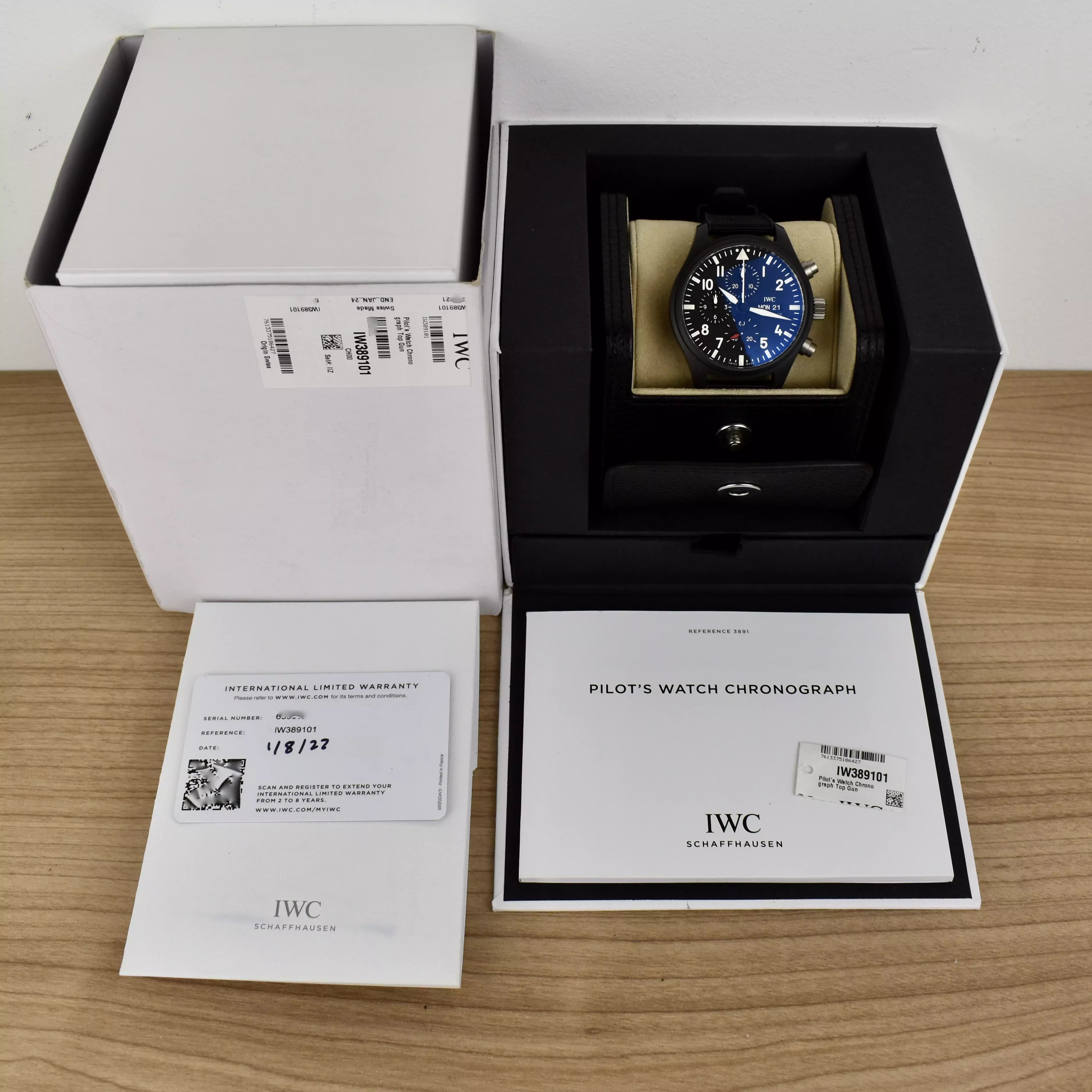 IWC Pilot Chronograph Top Gun IW389101 2022