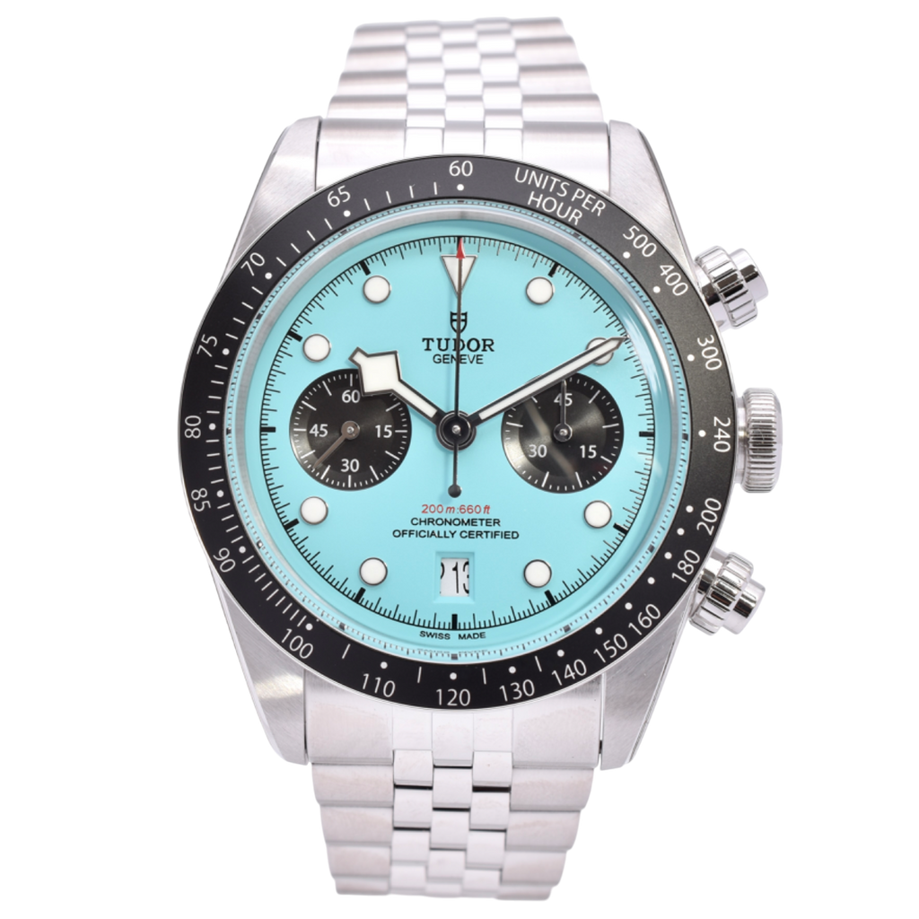 Tudor Black Bay Flamingo Blue Stickered 79360N 2025