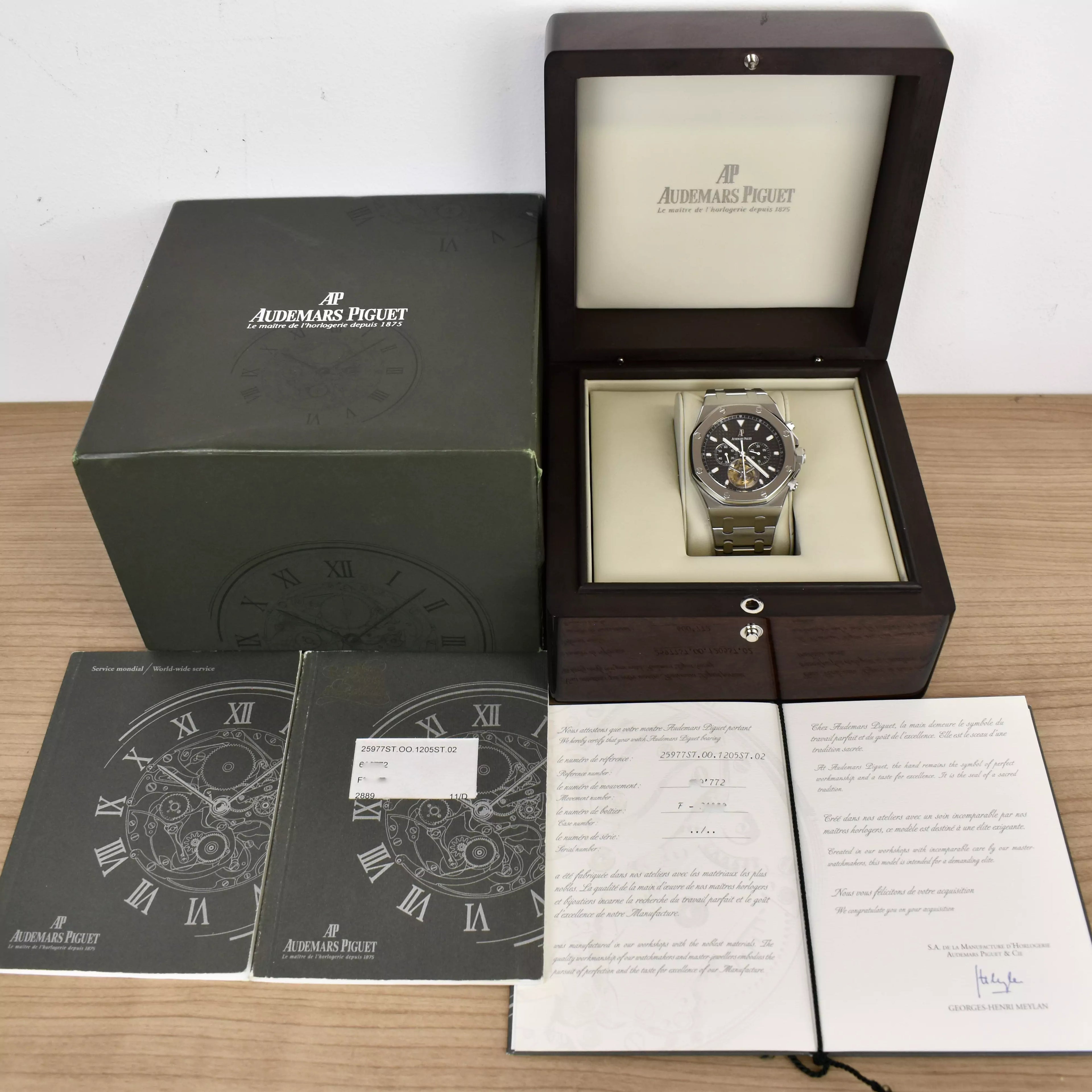 Audemars Piguet Royal Oak Chronograph Tourbillon 25977ST.OO.1205ST.02 2007