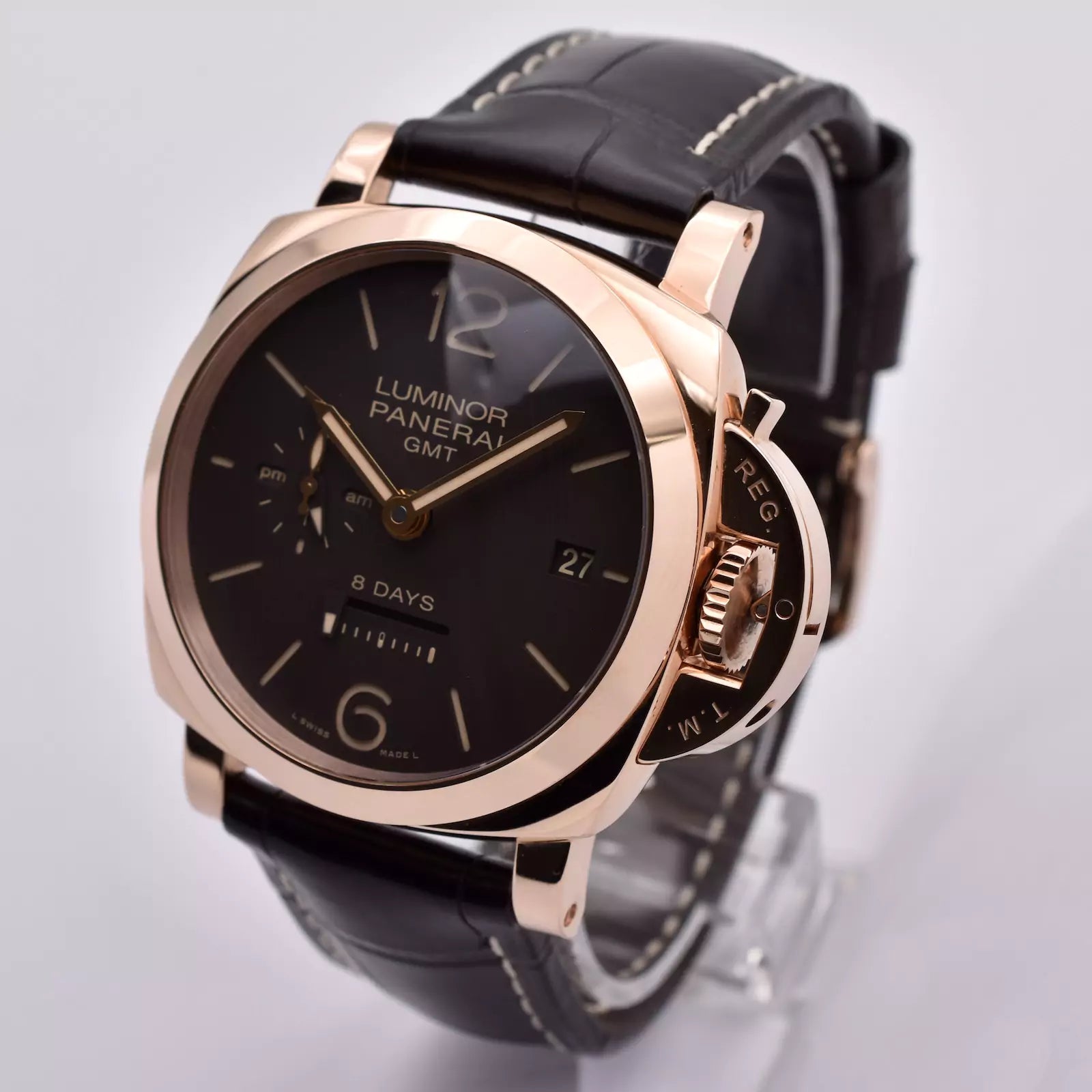 Panerai Luminor 8 Days GMT Oro Rosso PAM00576 2019