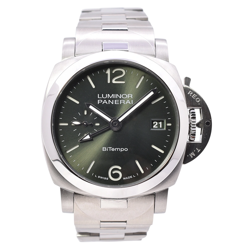 Panerai Luminor Green Sunburst Dial Quaranta BiTempo PAM01640 2026