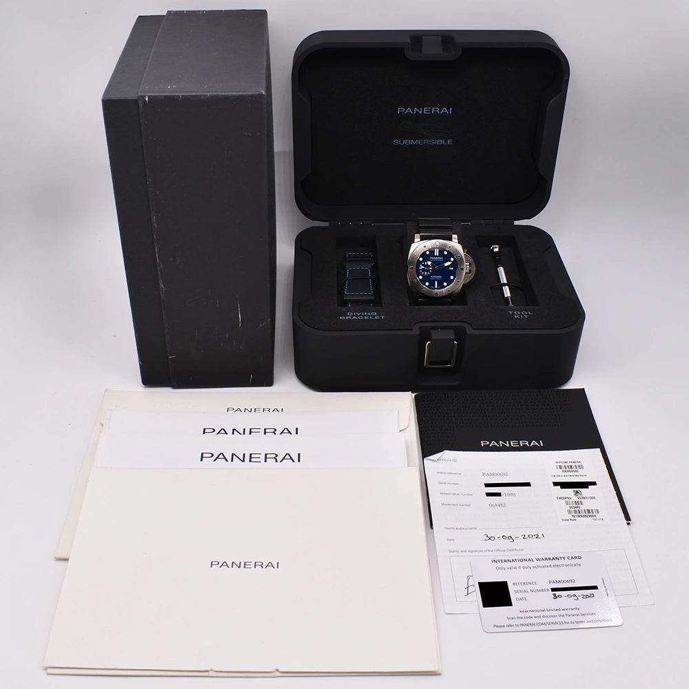 Panerai Submersible 3 Days Automatic BMG-Tech Blue PAM00692 2021