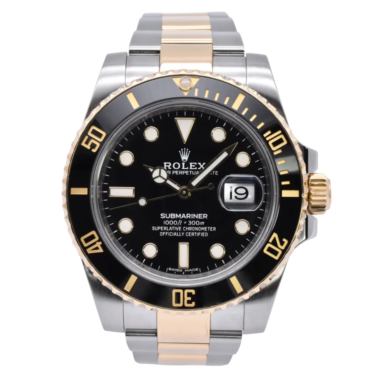 Rolex Submariner Steel & Gold 116613LN 2014