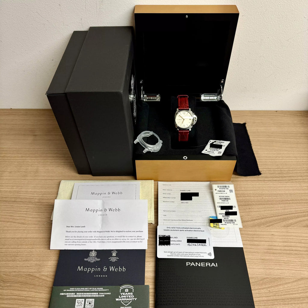 Panerai Luminor Ivory Sunburst Full Set PAM01248 2022