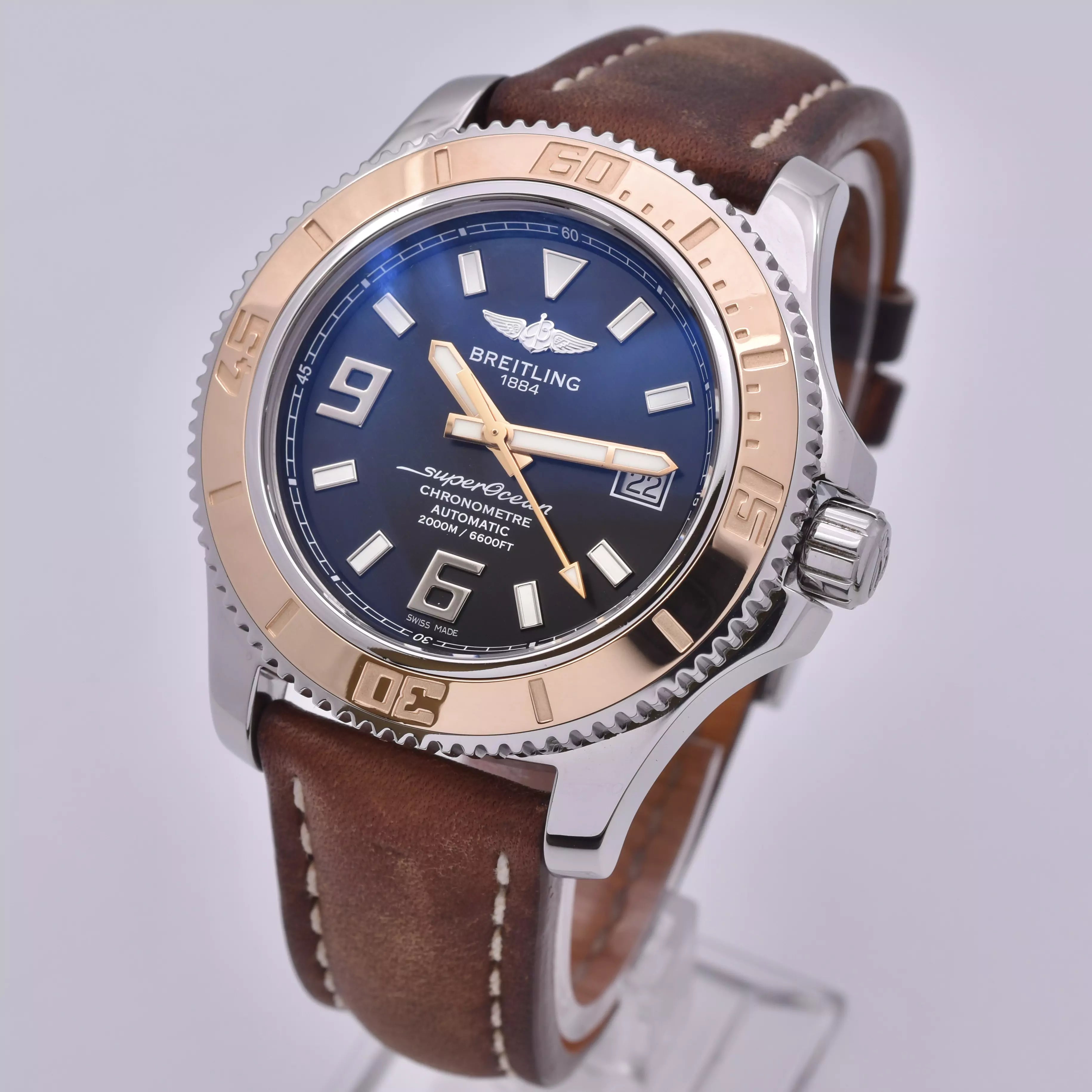 Breitling Superocean Steel & Gold 44mm C17391 2015