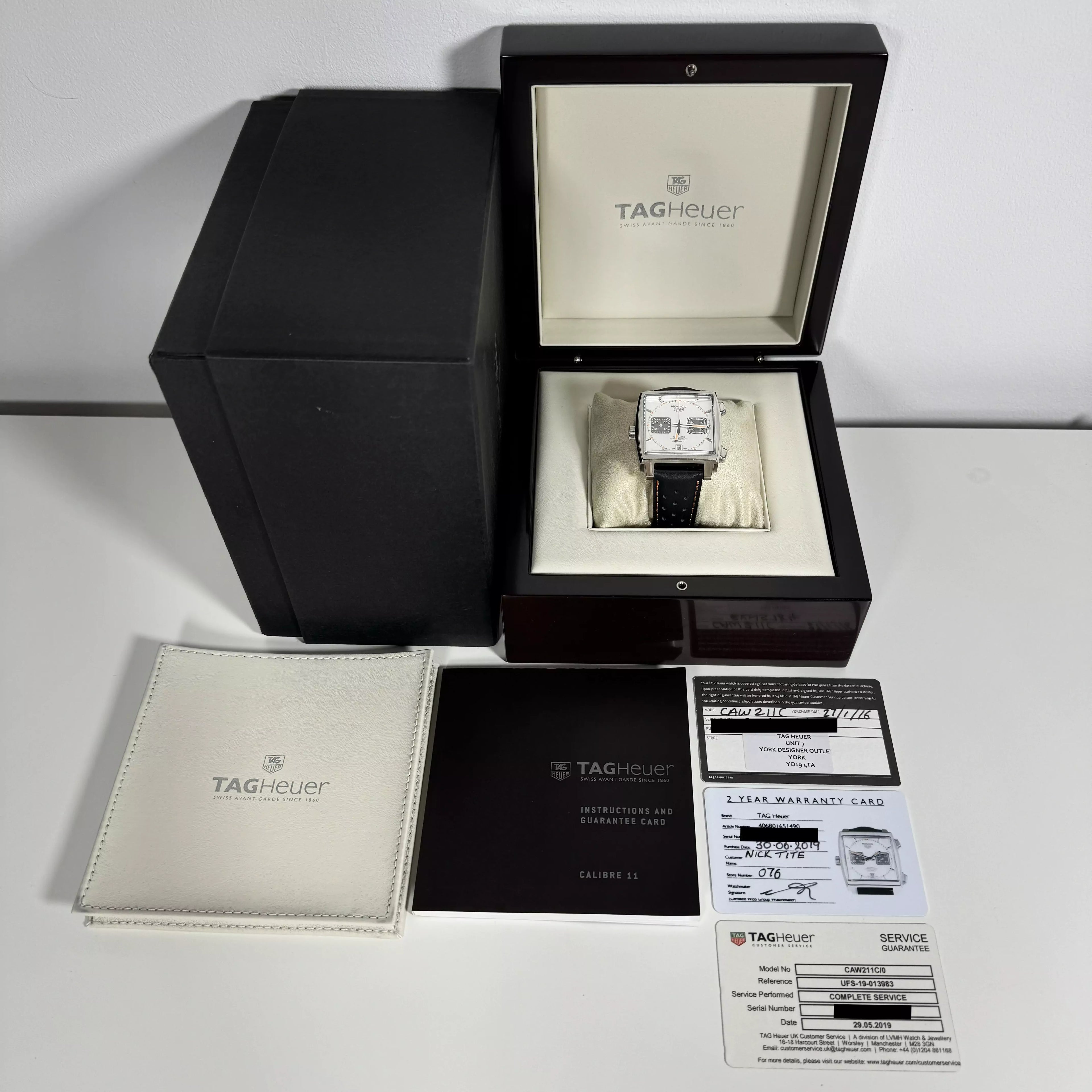 TAG Heuer Monaco Silver & Orange CAW211C.FC6241 2016