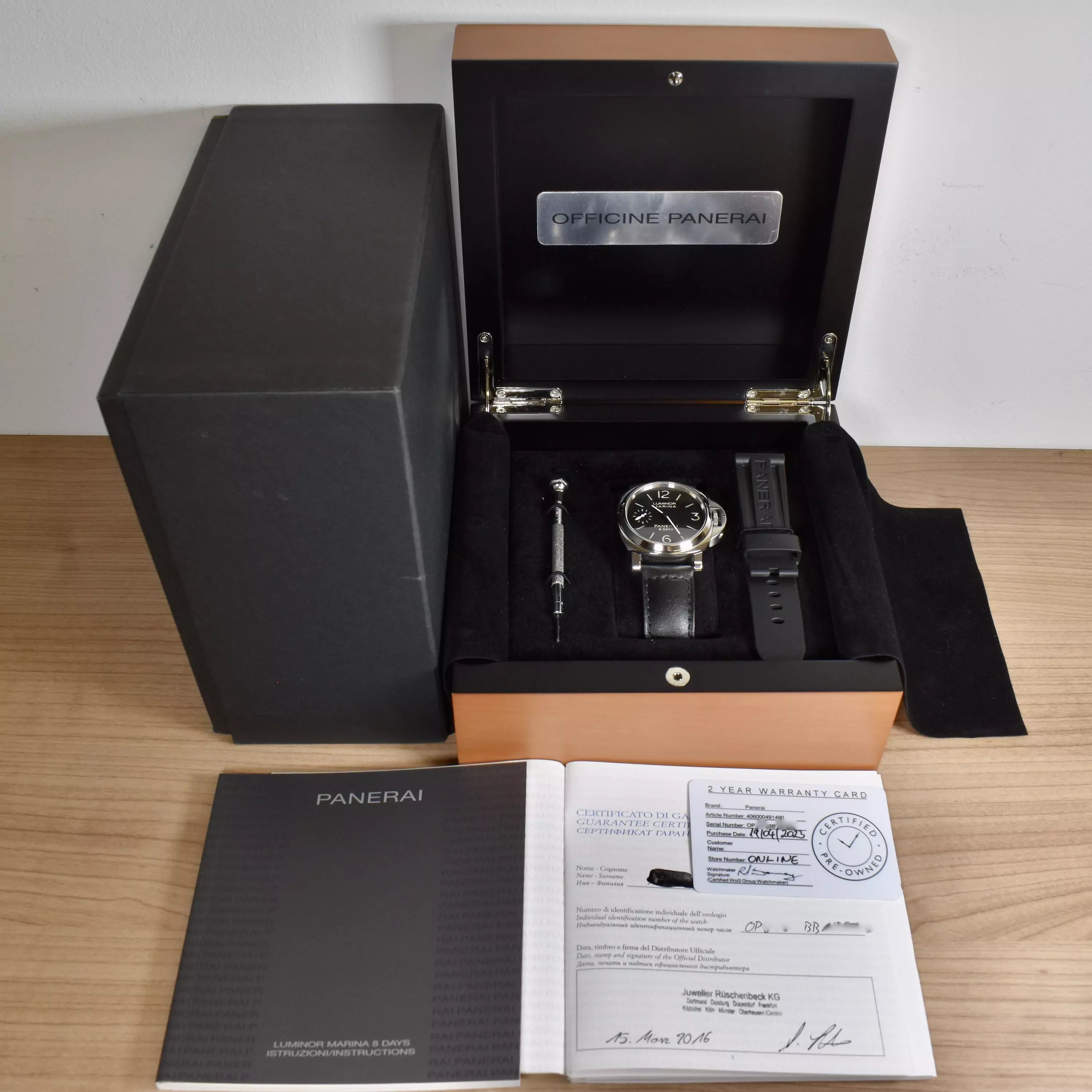 Panerai Luminor 8 Days 44mm PAM00510 2016