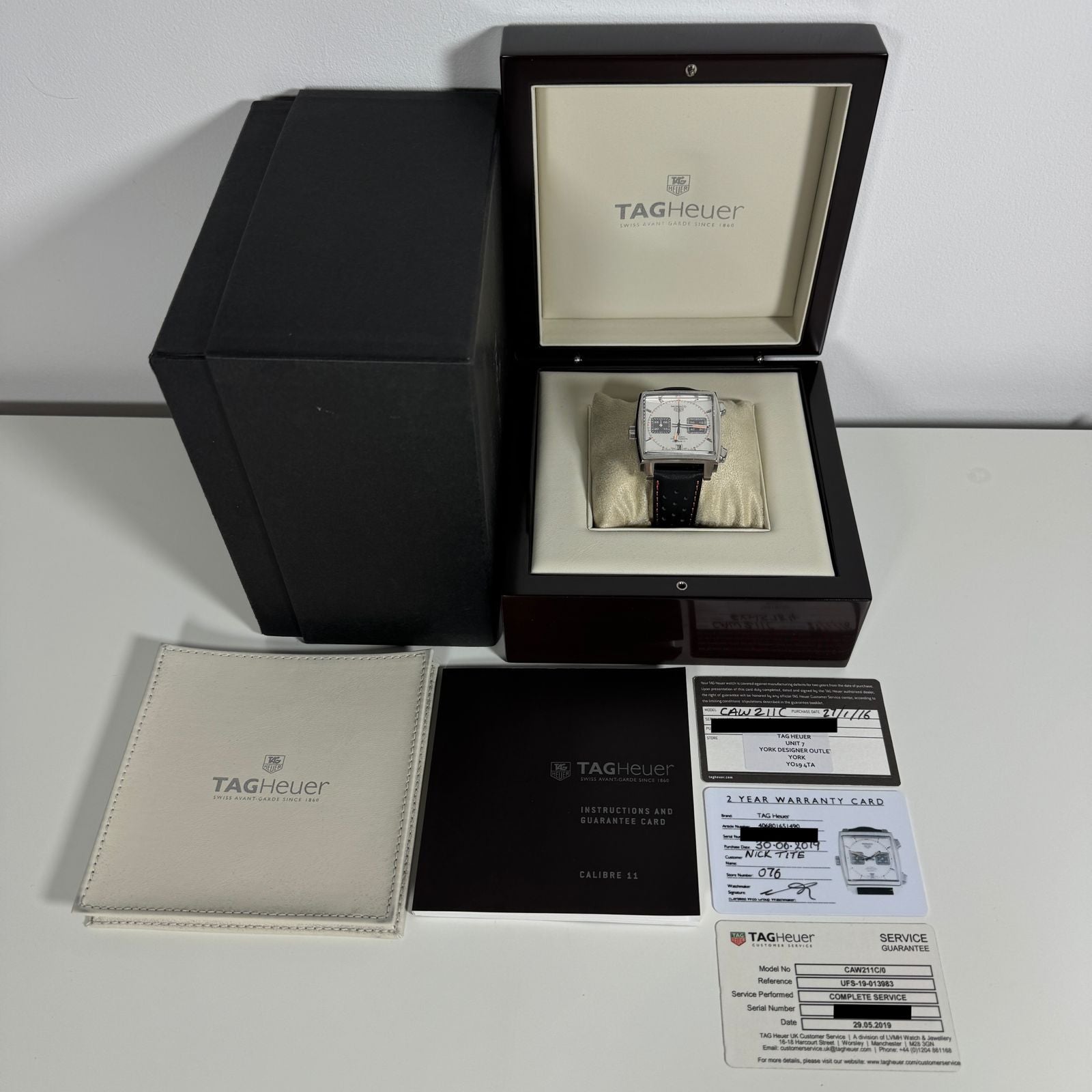 TAG Heuer Monaco Silver & Orange CAW211C 2016