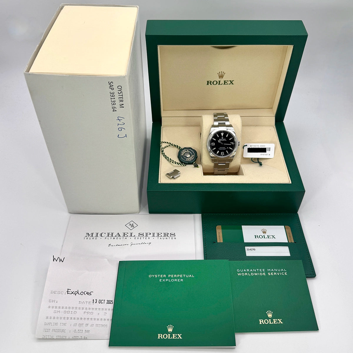 Rolex Explorer 2020 & Full Set 214270 2020