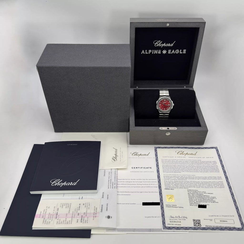 Chopard Alpine Eagle China Edition 01/88 298600-3023 2024 Full Box & Papers