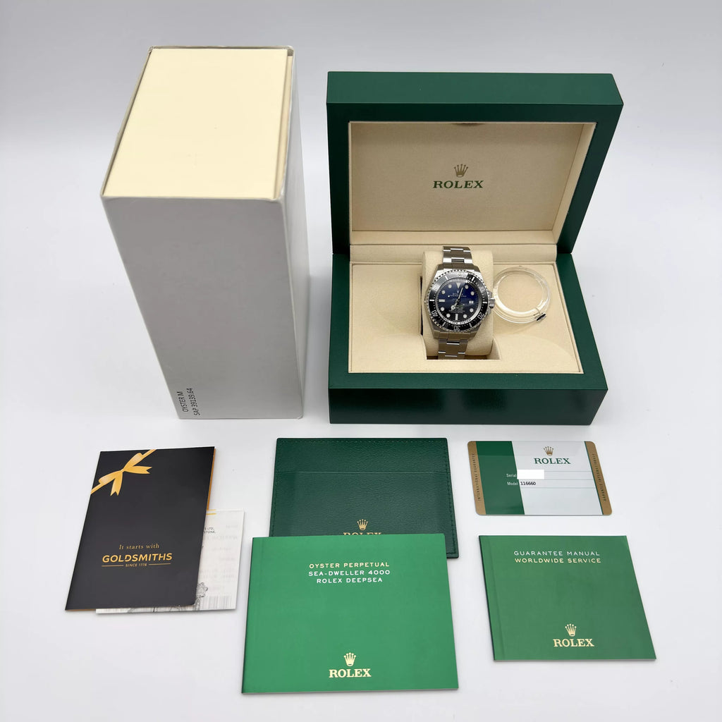 Rolex Sea-Dweller Deepsea James Cameron 2017 Fully Stickered 116660 Box & Papers