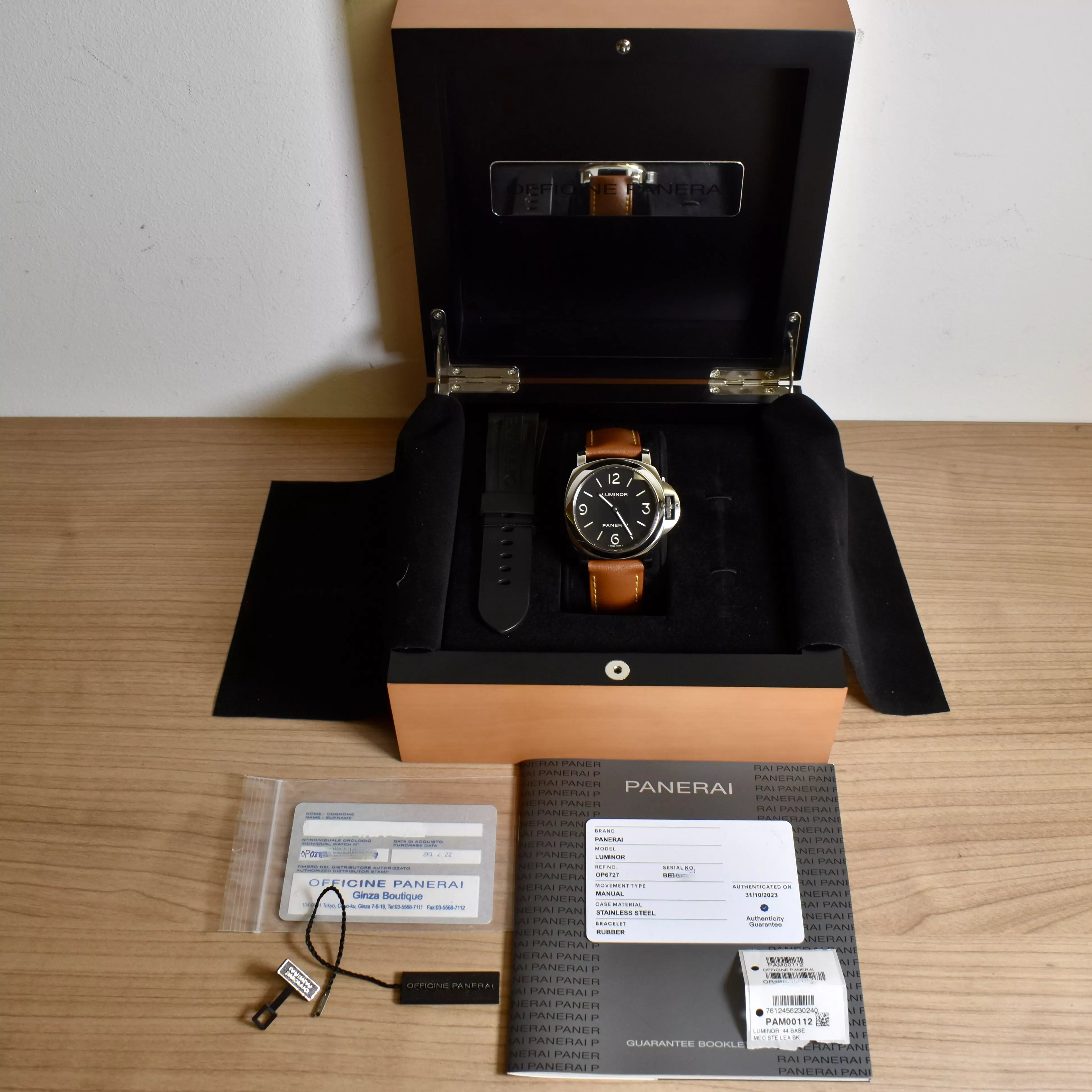 Panerai Luminor 44mm 2013 Set PAM00112 2013
