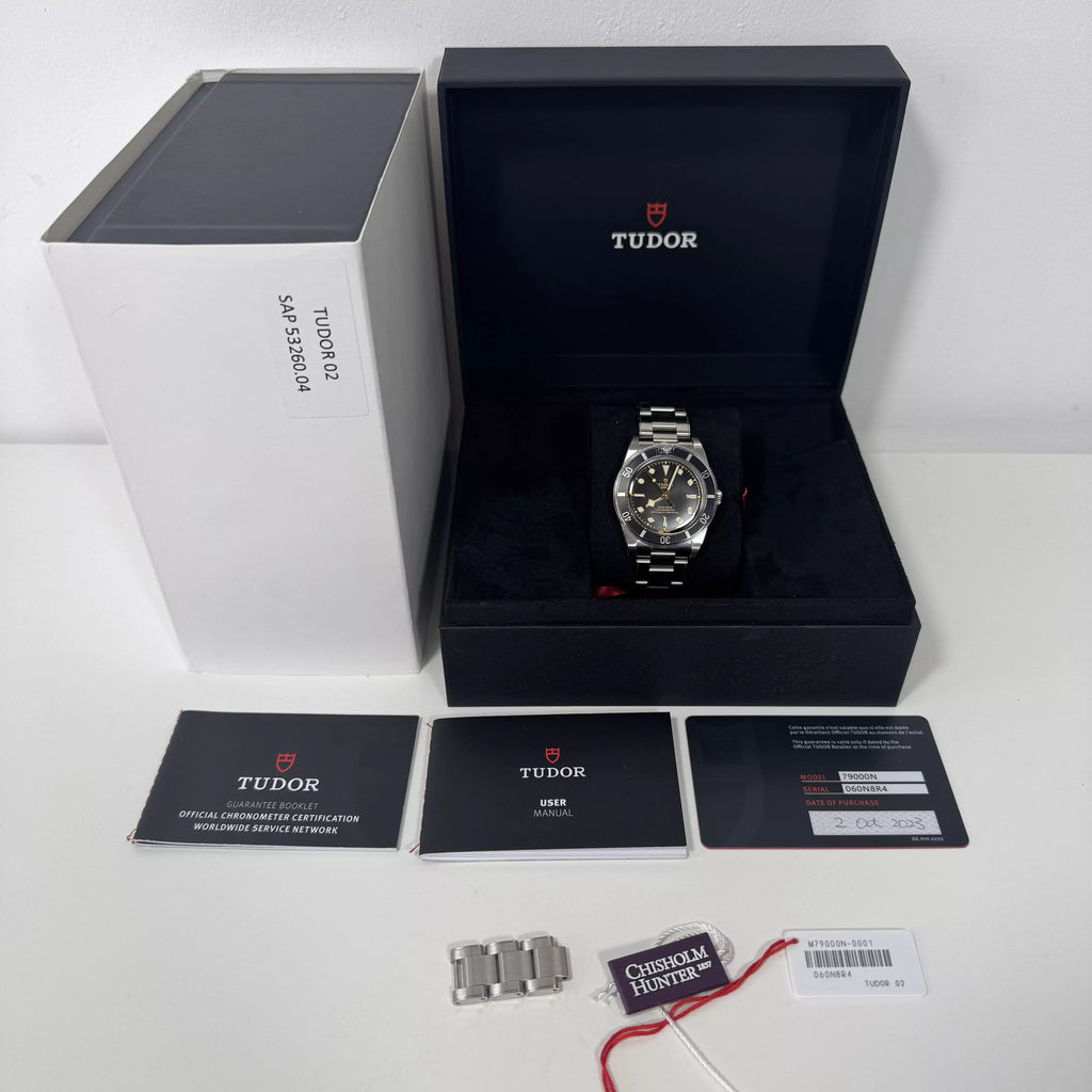 Tudor Black Bay Stickered Full Set 79000N 2023