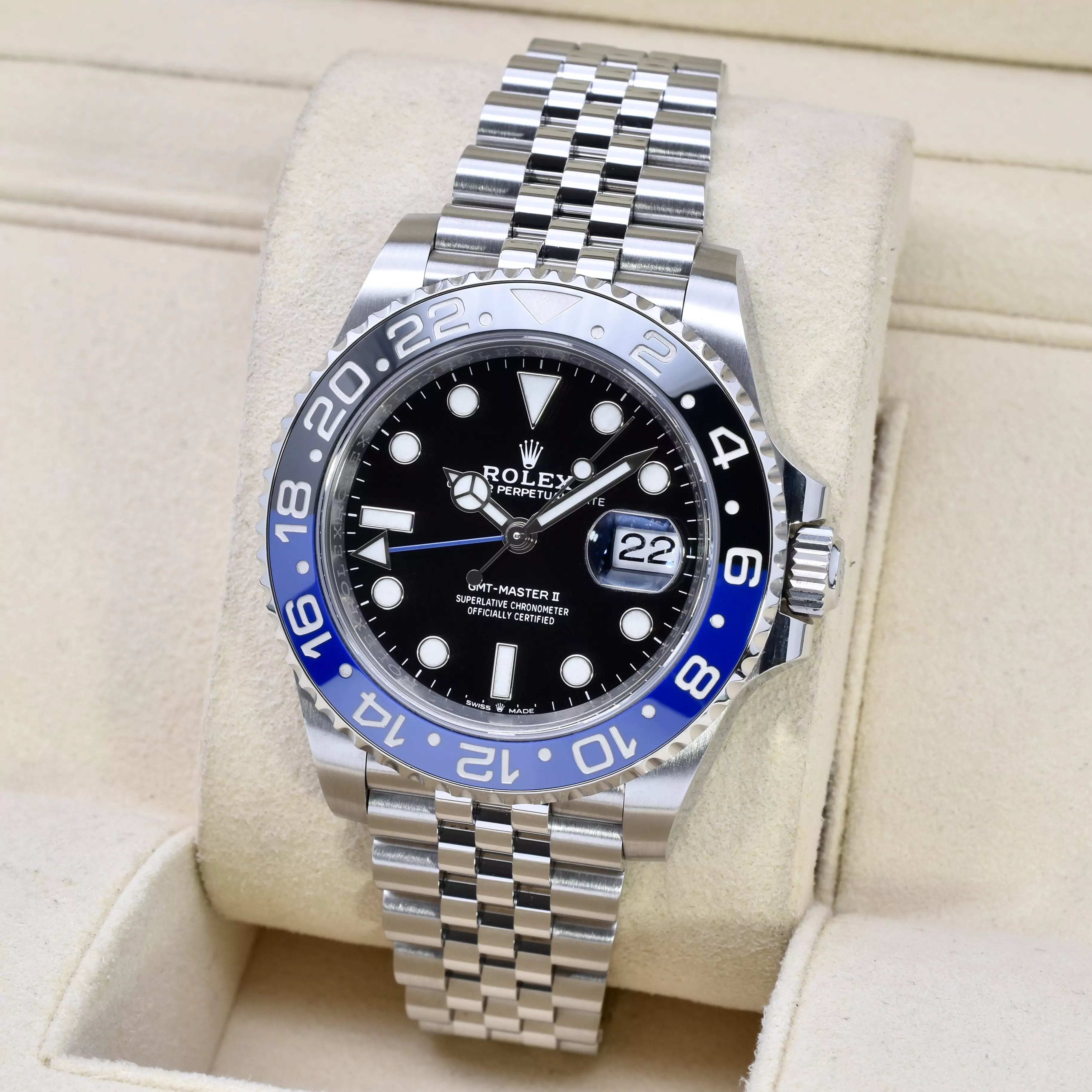 Rolex GMT Master II "Batgirl" Excellent Set 126710BLNR 2019