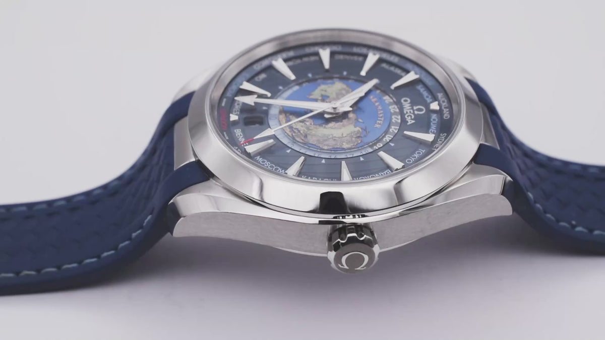 OMEGA Aqua Terra Worldtimer 43mm 220.10.43.22.03.001 2024 Box & Papers