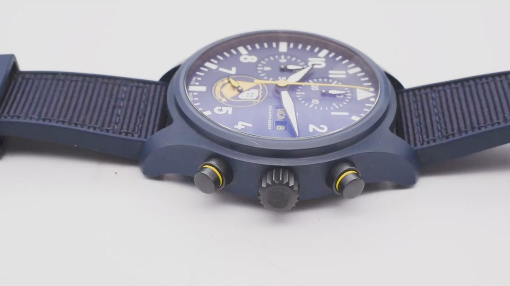 IWC Pilot's Watch Chronograph Blue Angels IW389109 Ceramic 2021