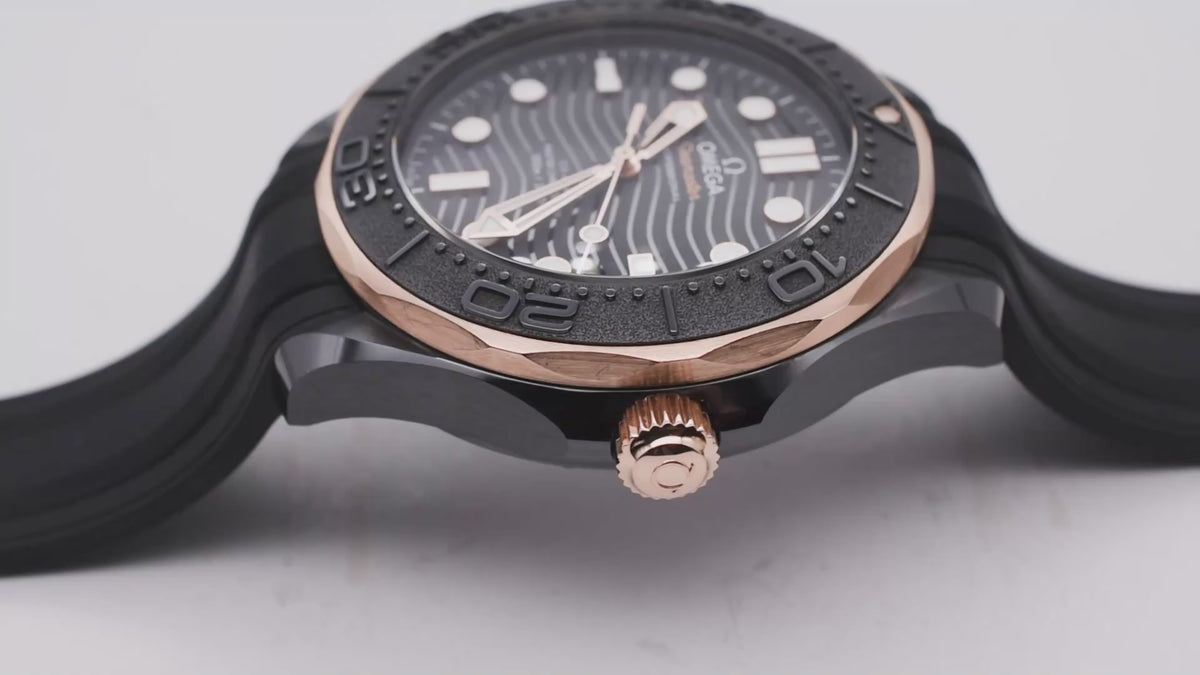 Omega Seamaster Diver 300M Master Co-Axial 43.5 Sedna Black 2025 Box & Papers 210.62.44.20.01.001