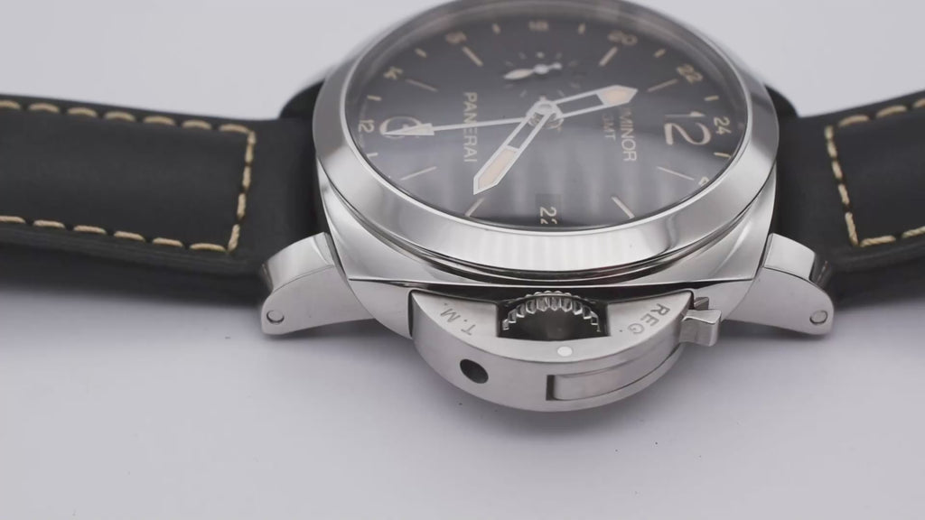 Panerai Luminor 1950 3 Days GMT Automatic Acciaio 44mm PAM00531 box & papers