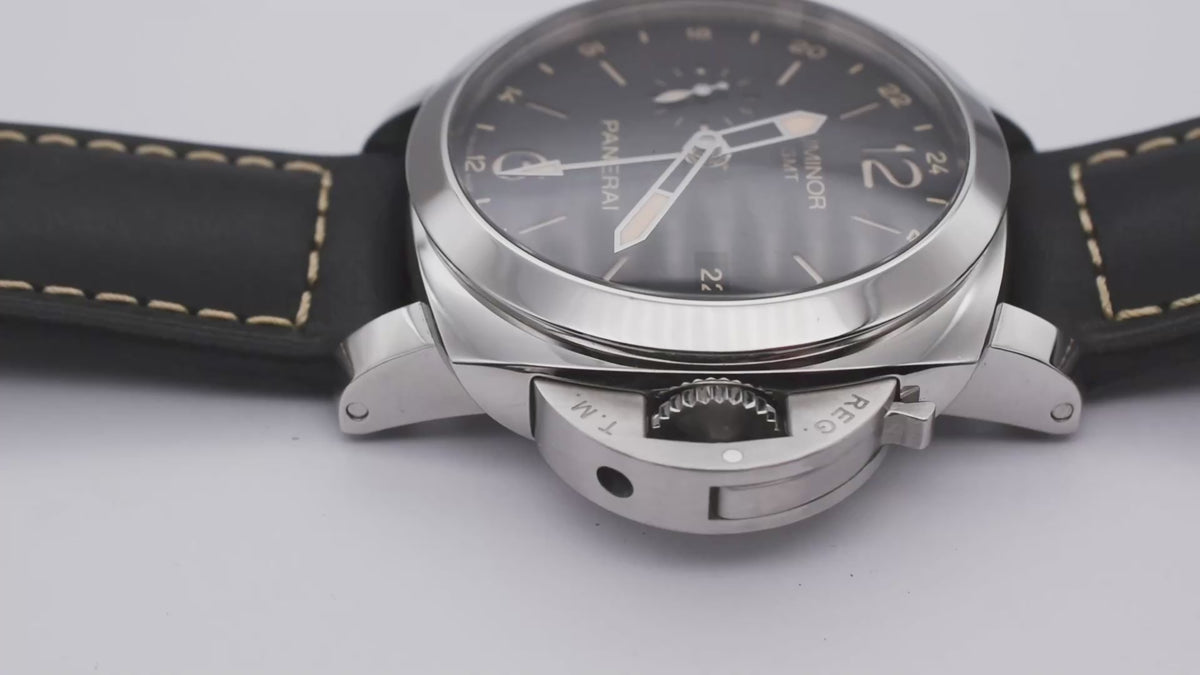 Panerai Luminor 1950 3 Days GMT Automatic Acciaio 44mm PAM00531 box & papers