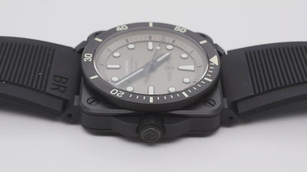 Bell & Ross BR-03 Khaki Ceramic 42mm Watch BR0392-D-KA-CE/ SRB 2022