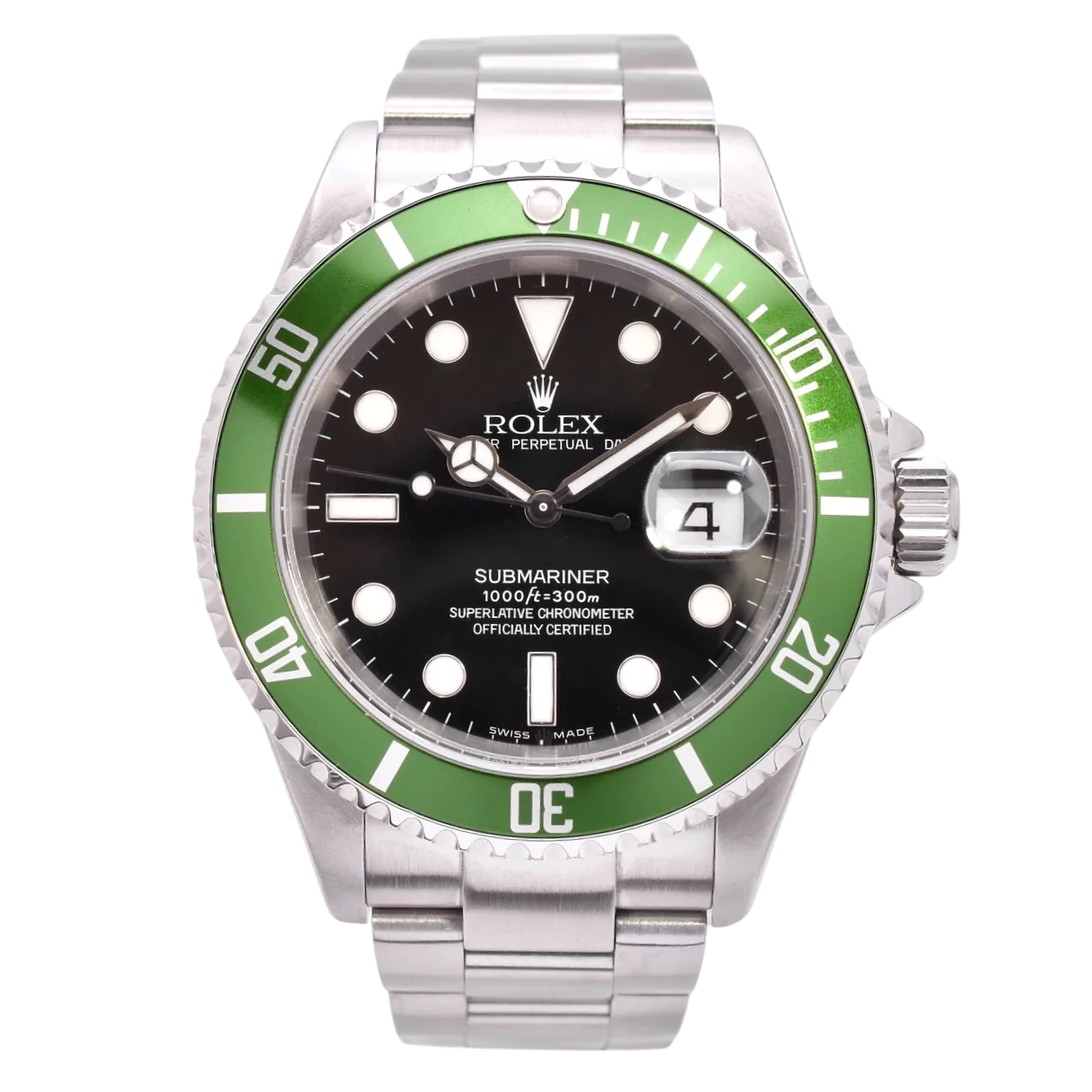 Rolex Submariner Kermit Fully Serviced Set 16610LV 2004