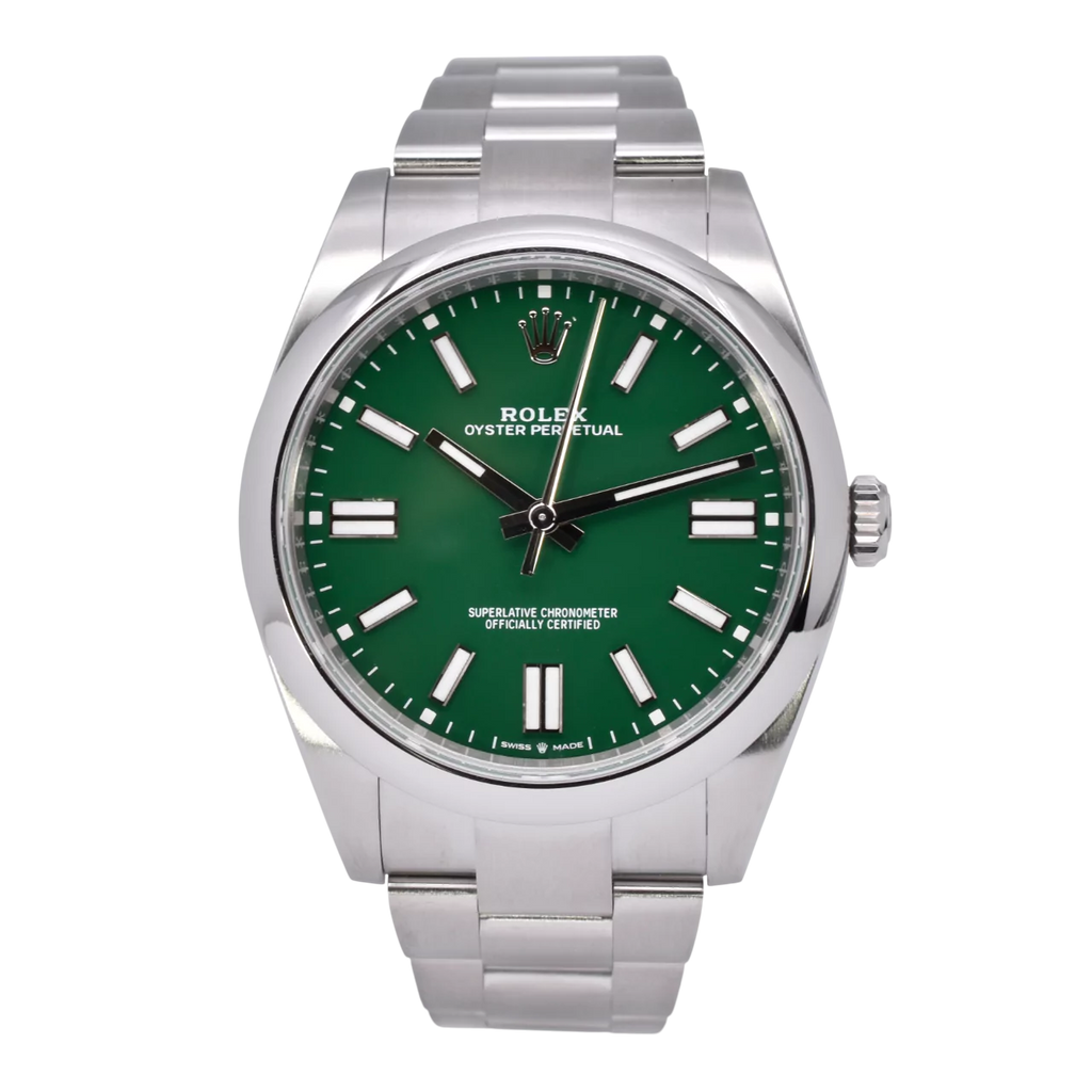 Rolex Oyster Perpetual Green 2025 124300 2025