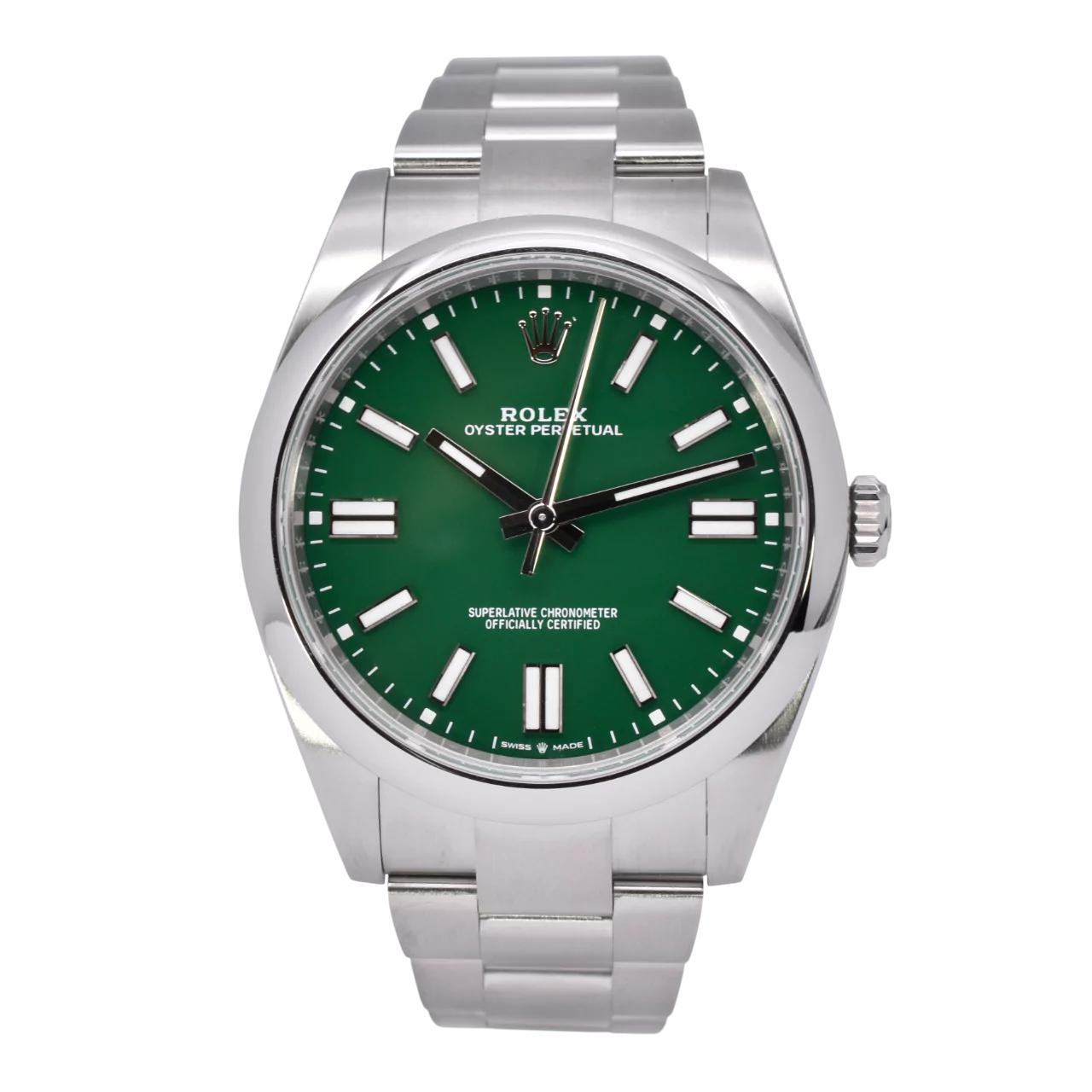 Rolex Oyster Perpetual Green 2025 124300 2025