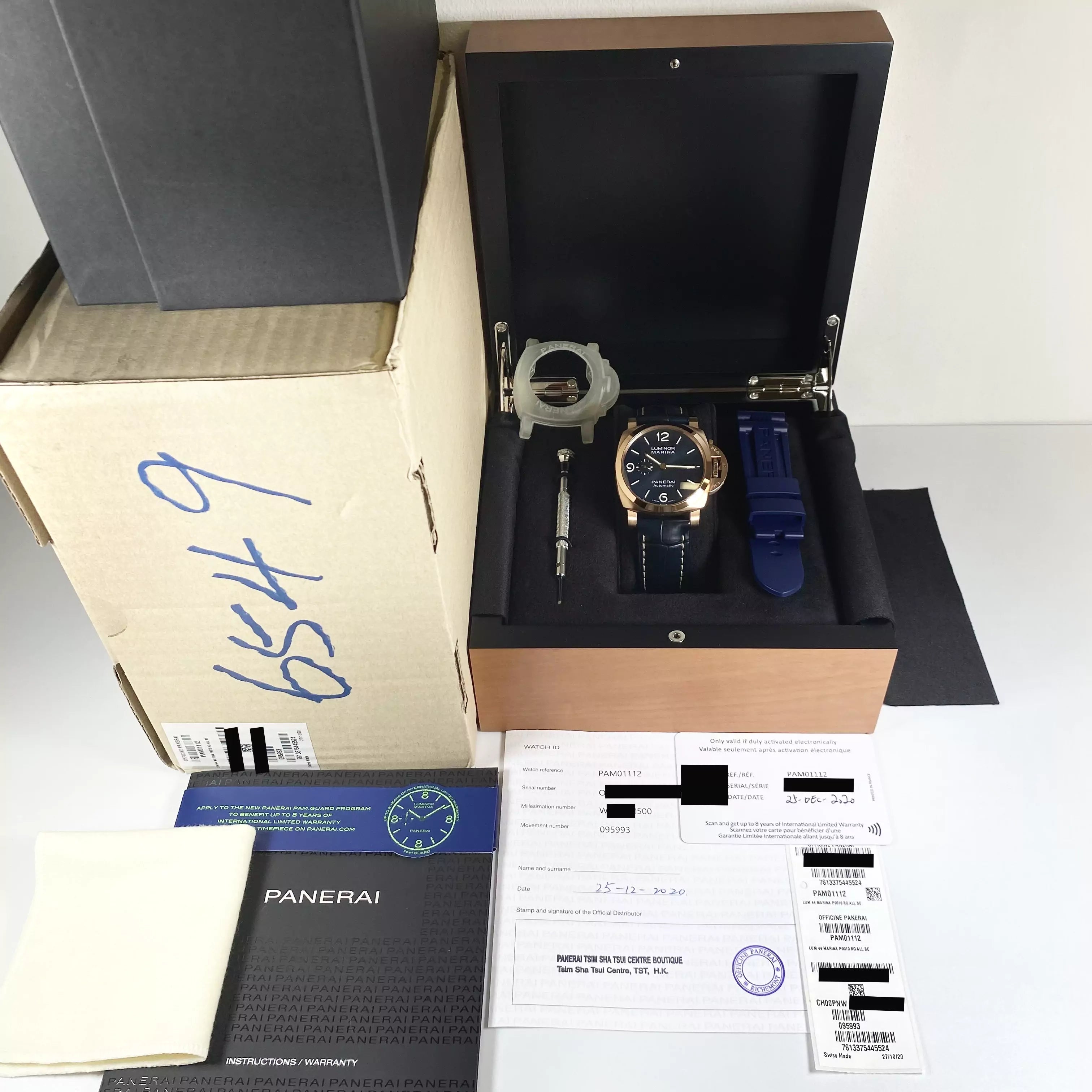 Panerai Luminor Goldtech 44mm PAM01112 2020
