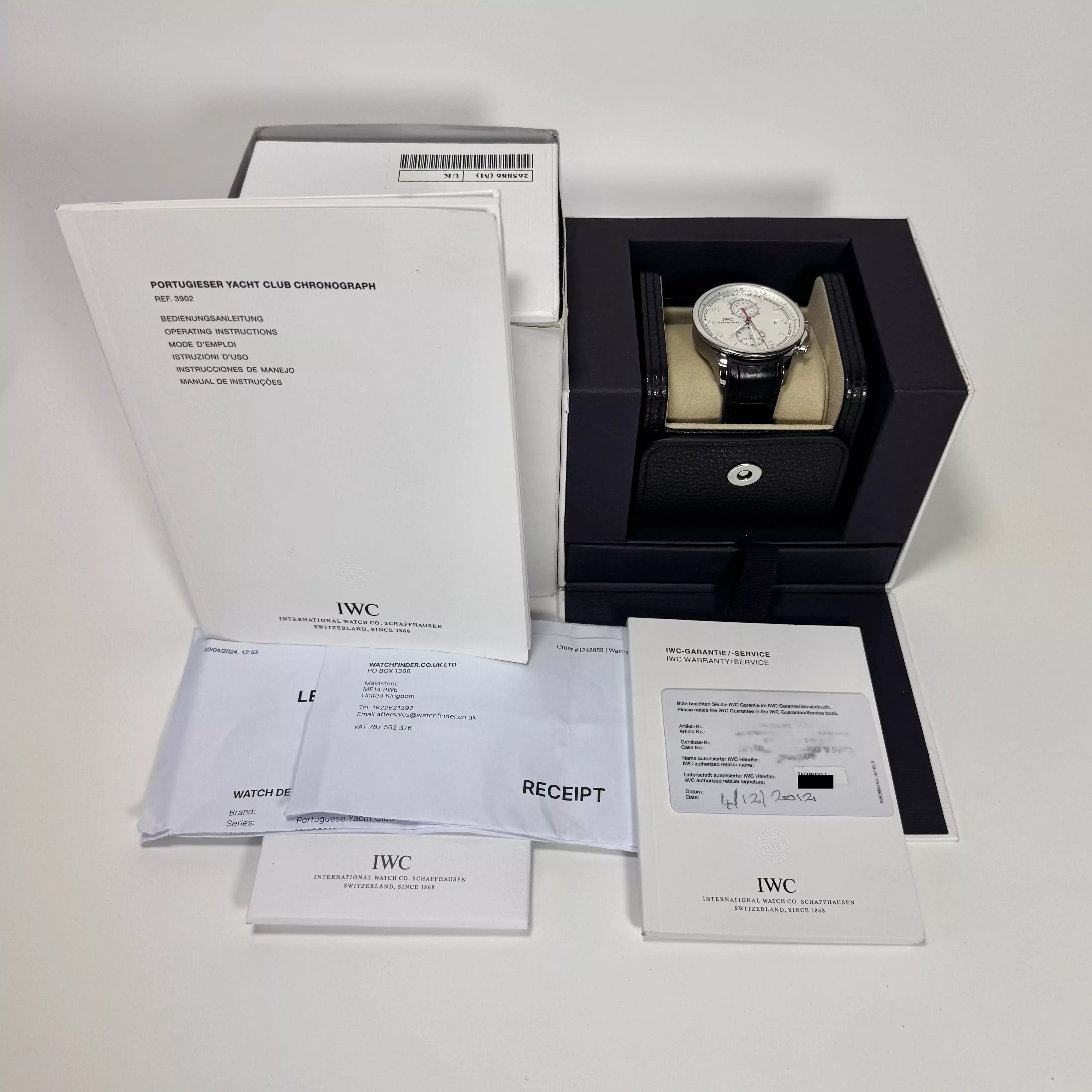 IWC Yacht Club Chronograph 45mm IW390211 2012