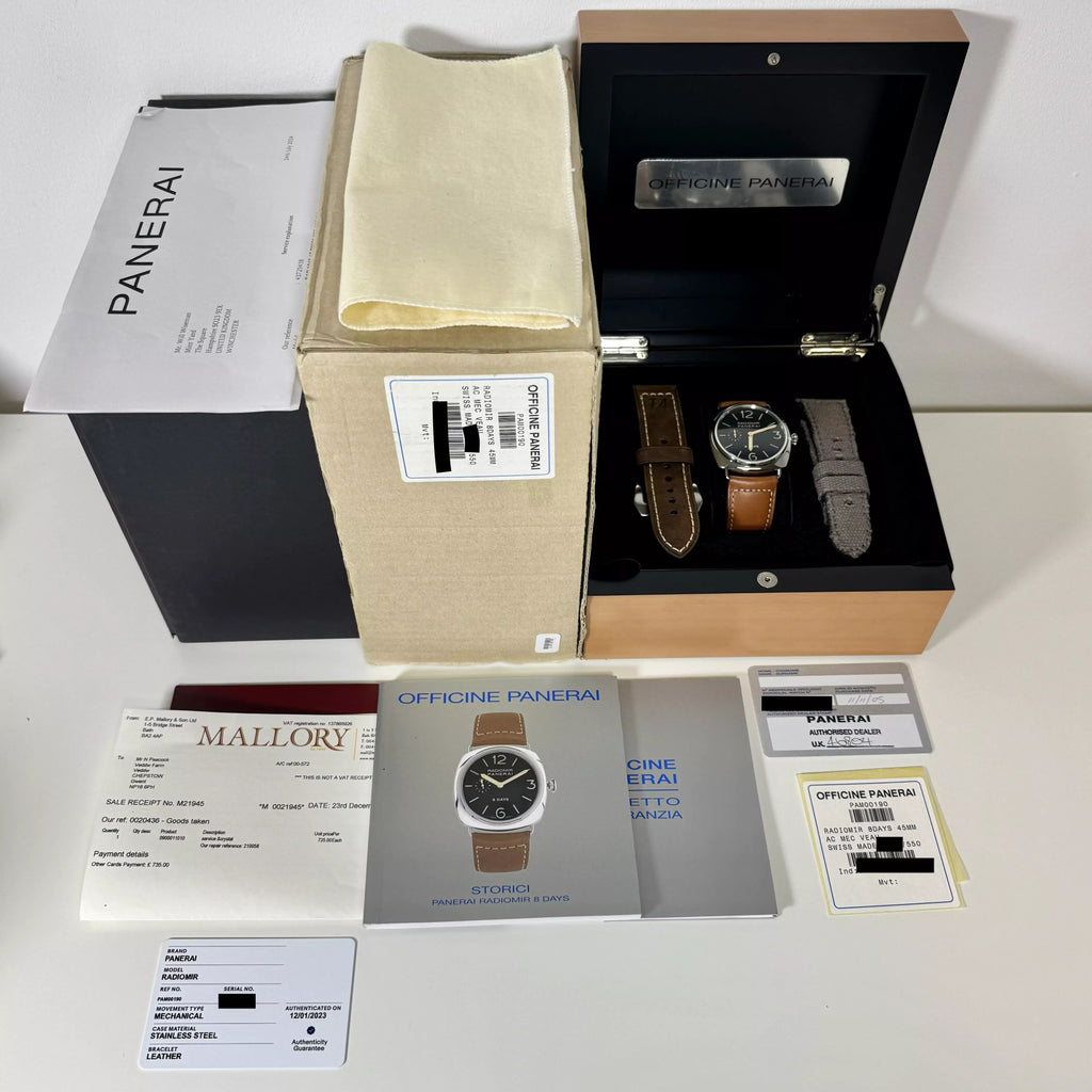 Panerai Radiomir JLC Fully Serviced PAM00190 2005