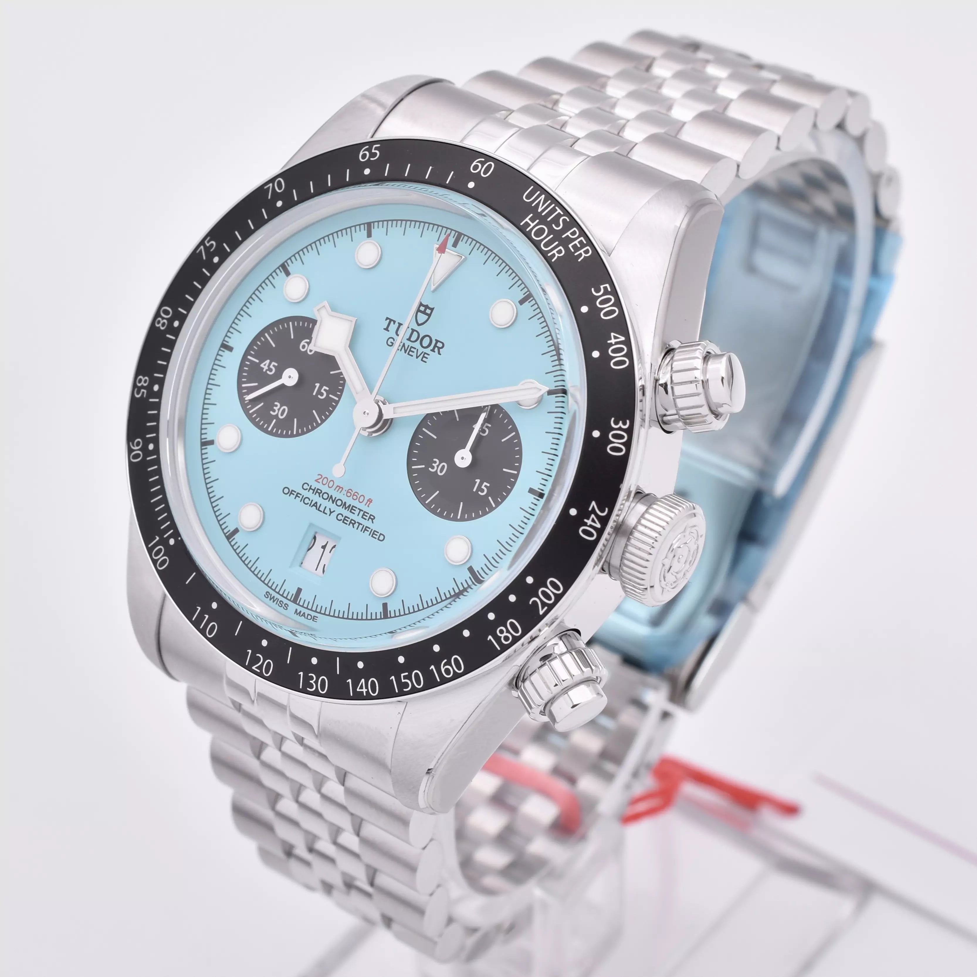 Tudor Black Bay Flamingo Blue Stickered 79360N 2025