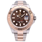Rolex Yachtmaster Steel & Gold Brown 126621 2023