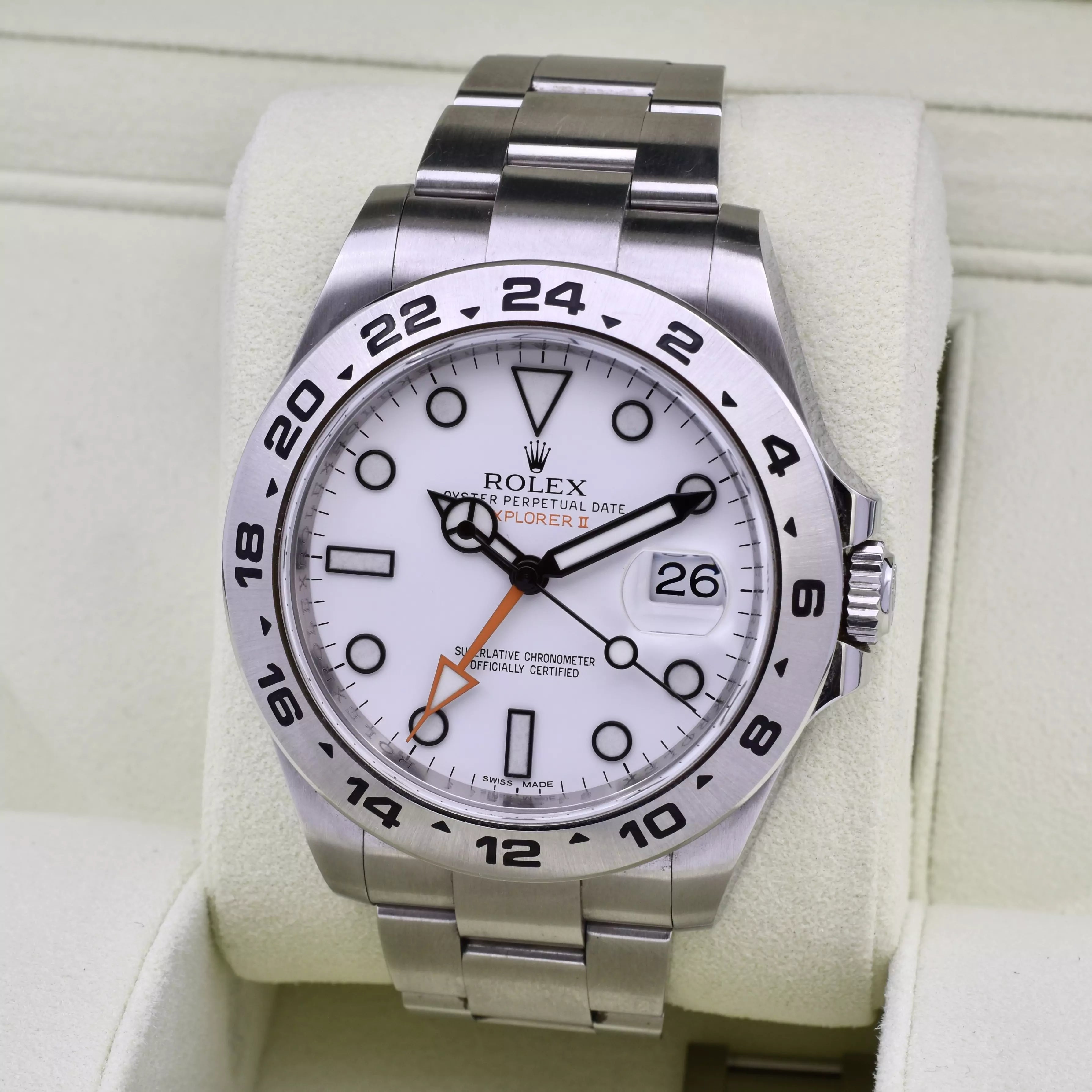 Rolex Explorer II Full Set Unpolished 216570 2011