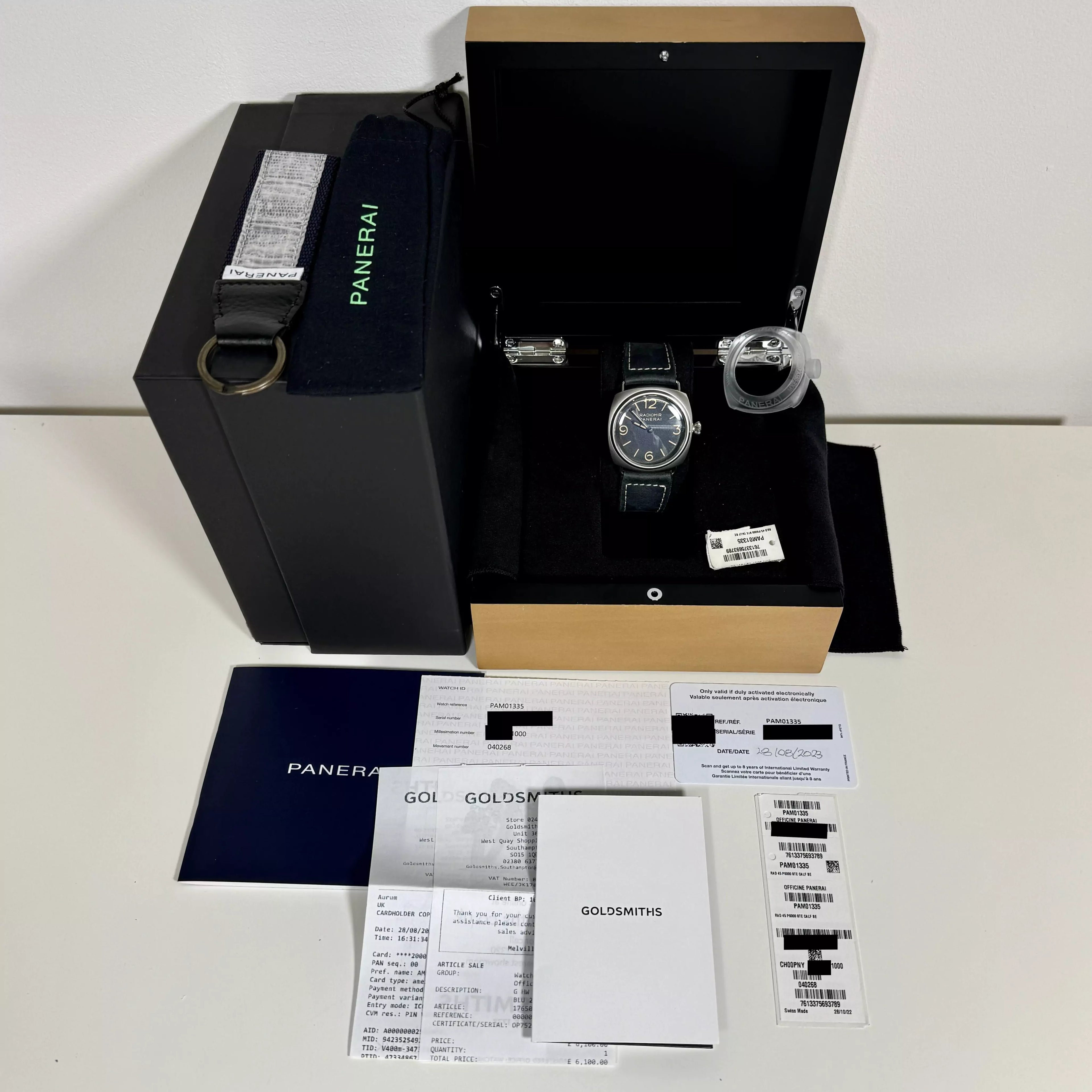 Panerai Radiomir Blue 45mm 2023 PAM01335 2023