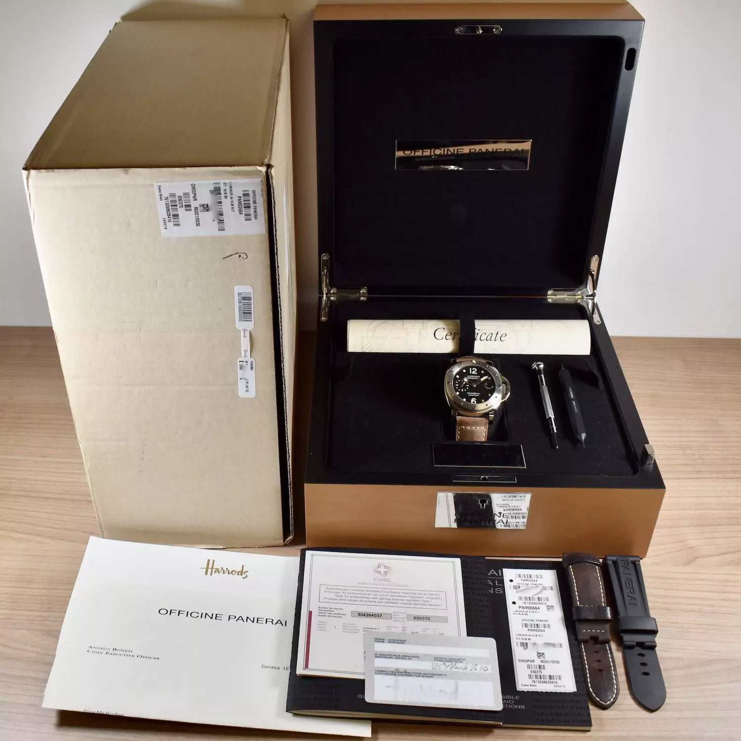 Panerai Submersible Royal Navy Clearance Diver R01/50 PAM00664 2016