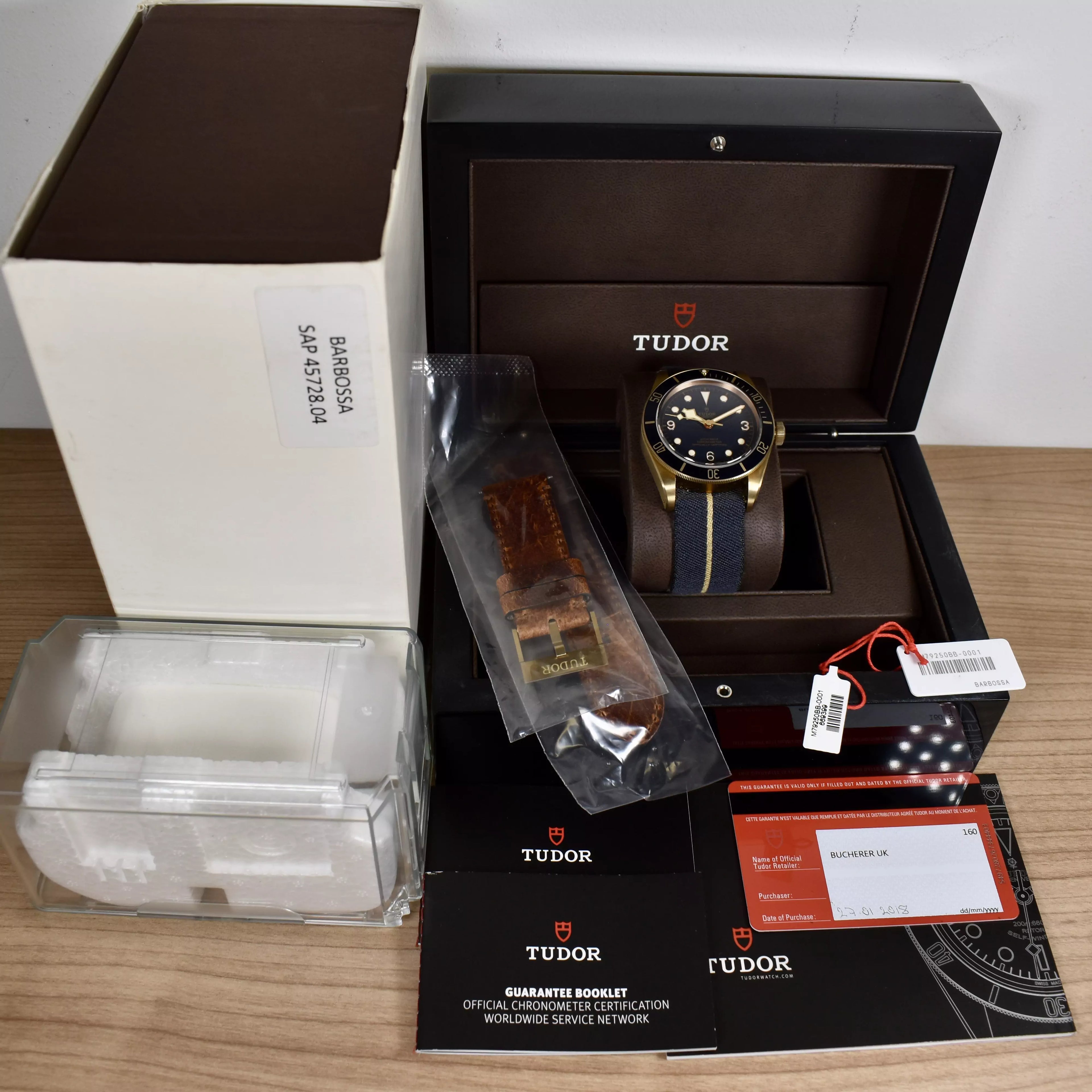 Tudor Black Bay Bronze Bucherer 79250BB 2018