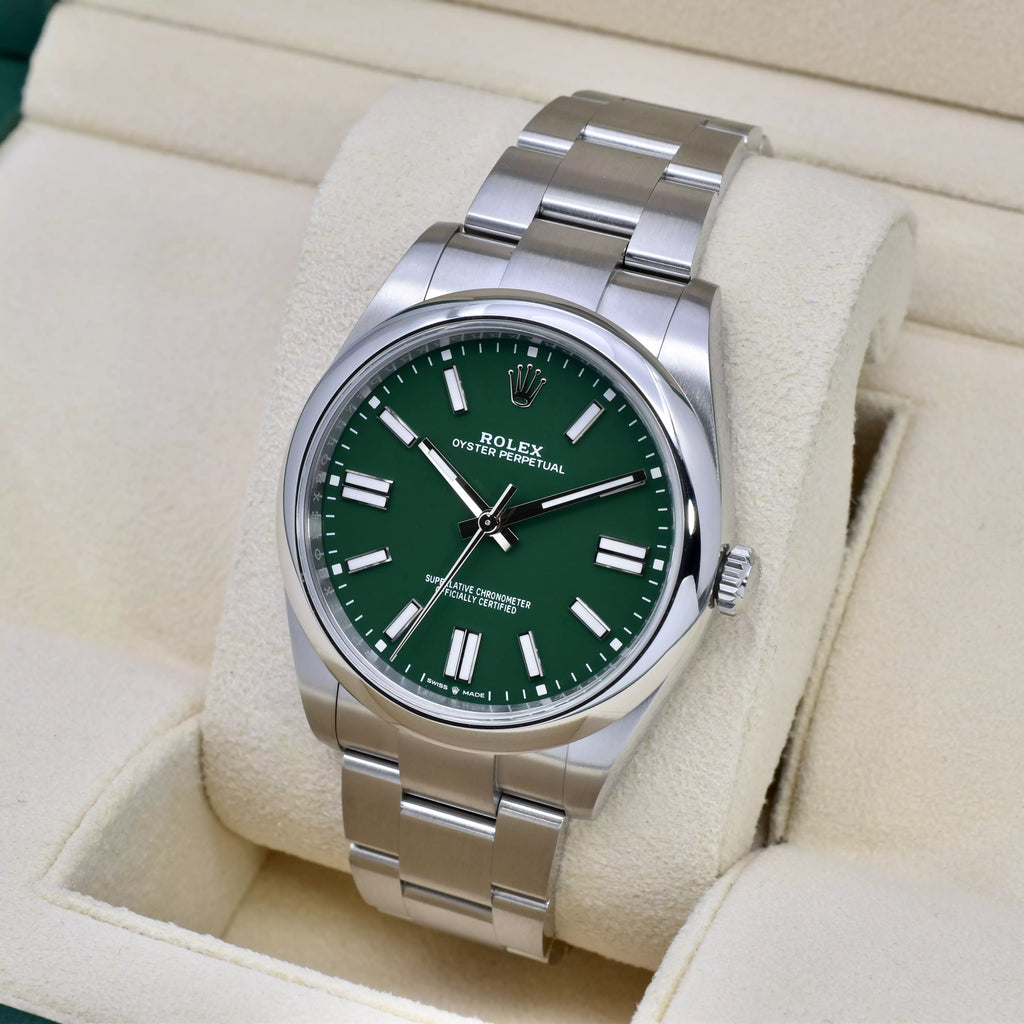 Rolex Oyster Perpetual Green 2025 124300 2025