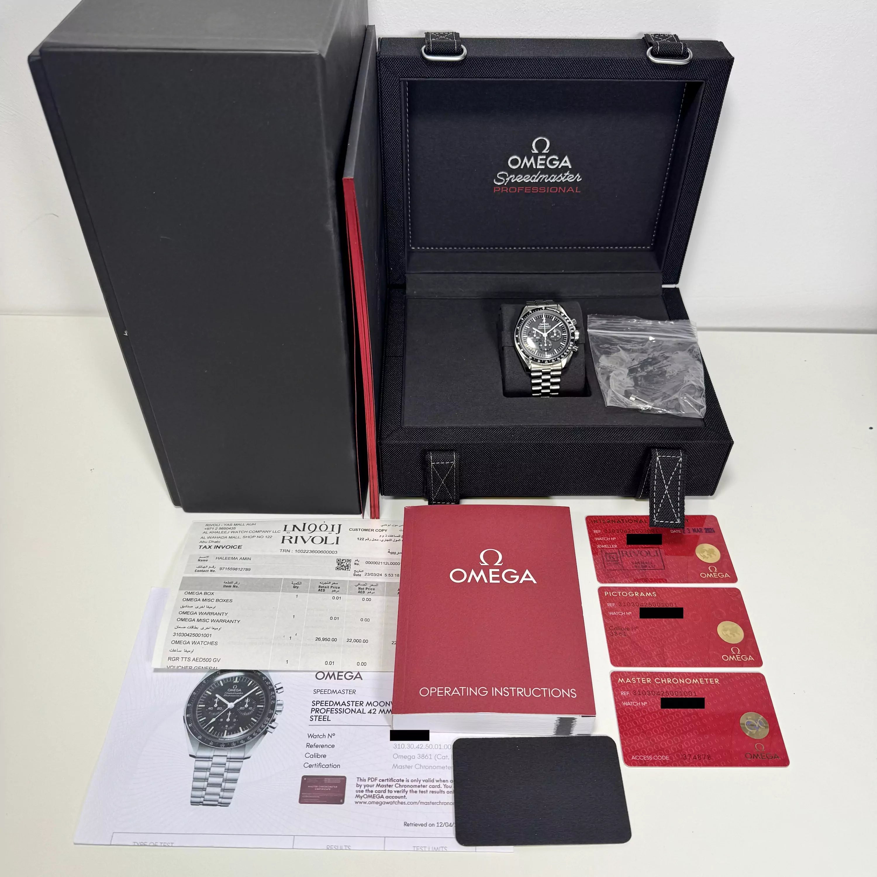 OMEGA Speedmaster Professional 42mm 2024 310.30.42.50.01.001 2024